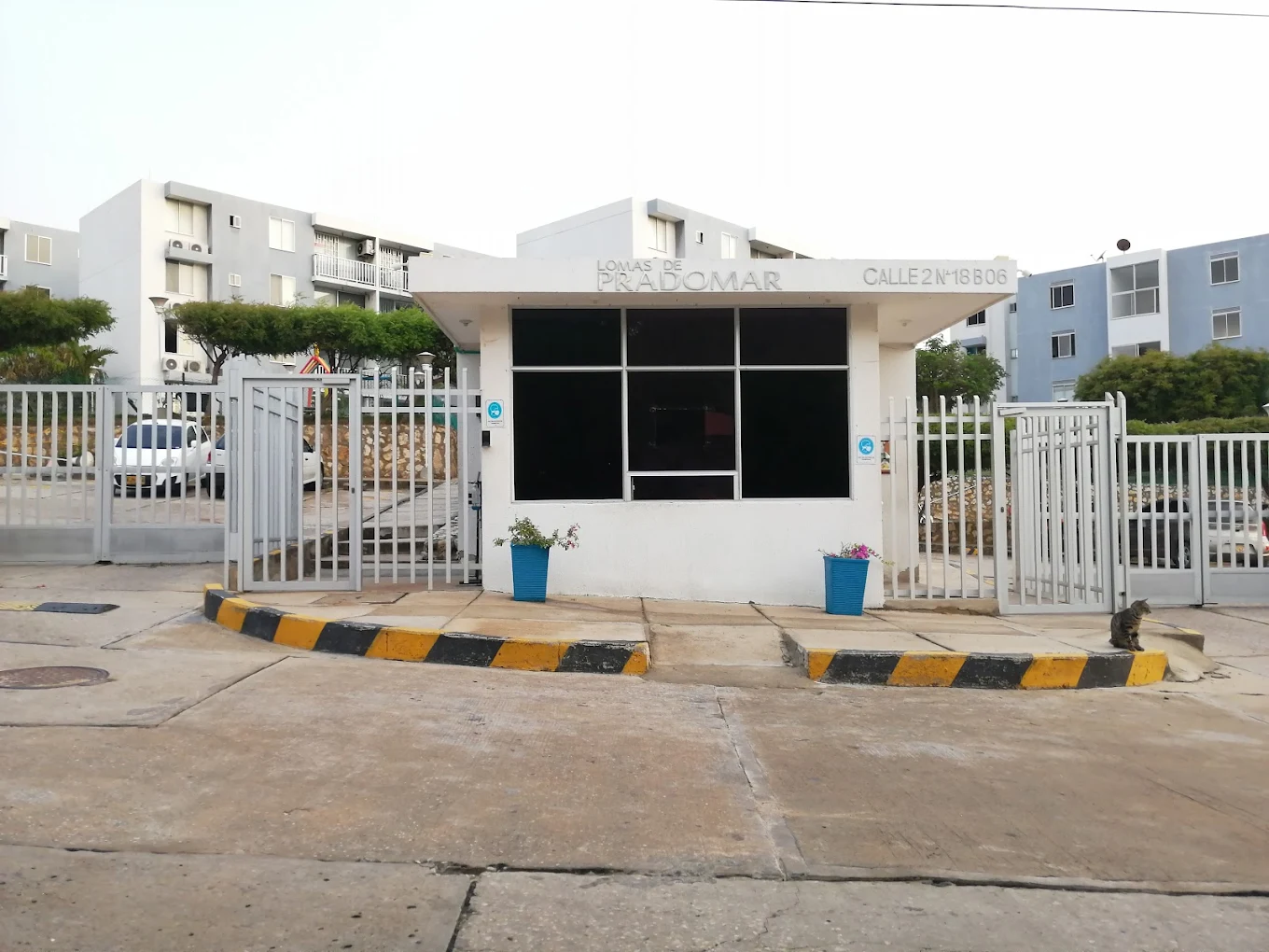 Fachada del conjunto residencial